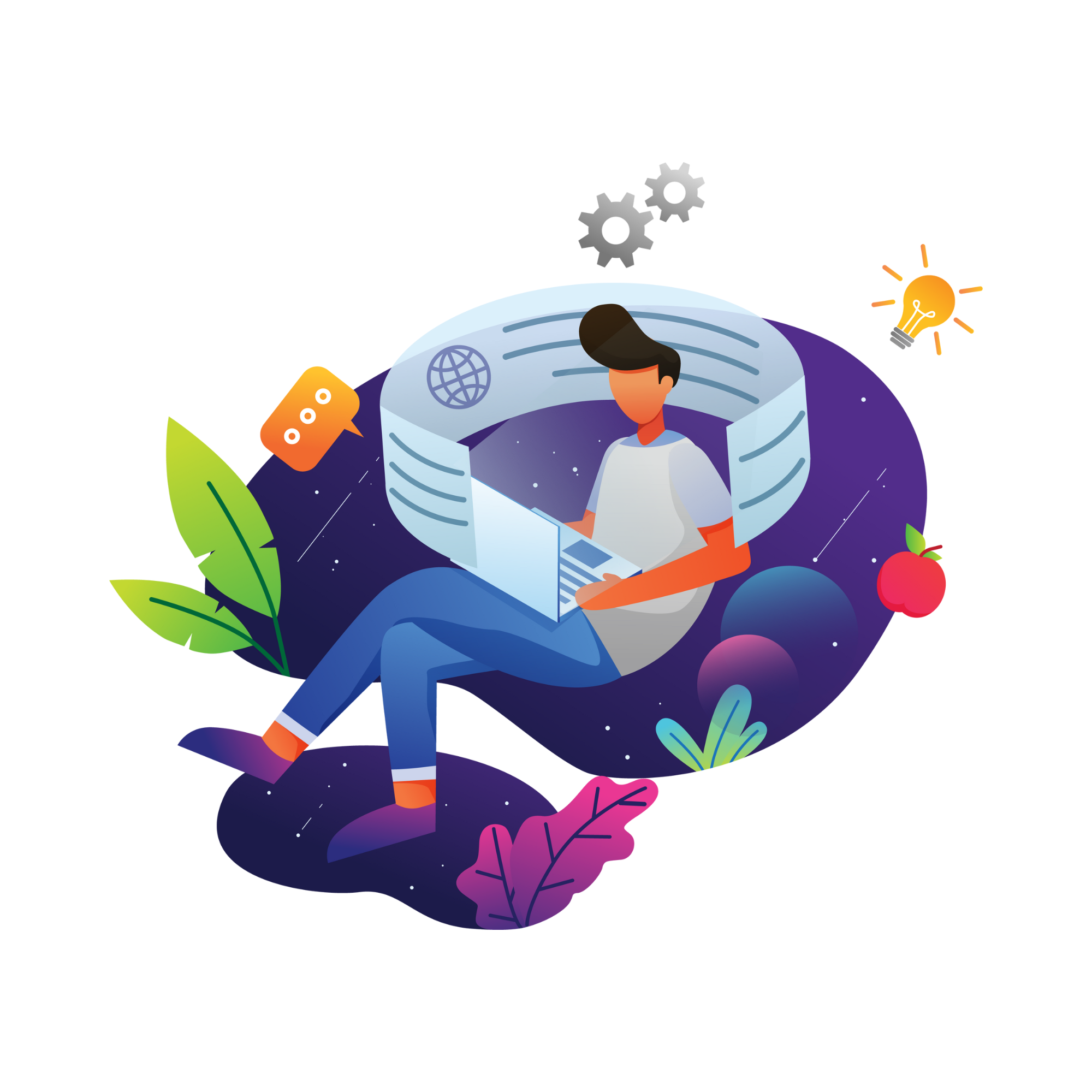 Learn! Illustration