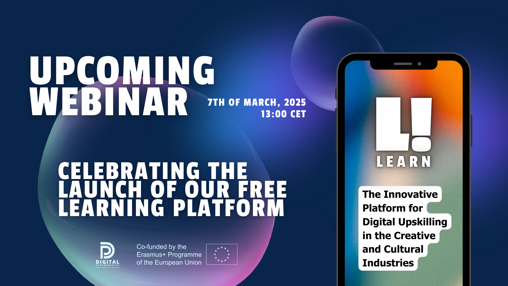 Upcoming Webinar - Launching LEARN!